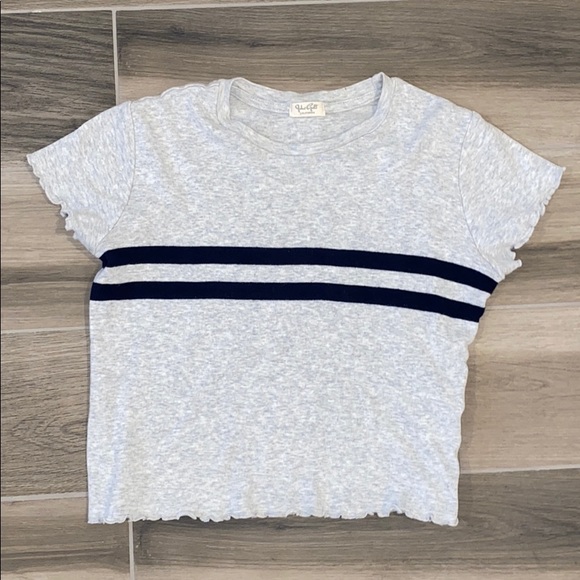 Brandy Melville Tops - Brandy Melville- John Galt crop t-shirt